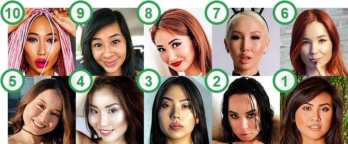 Top 10 Asian Cam girls with the most Beautiful Faces