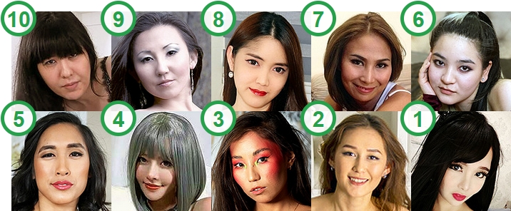 The 10 most Attractive Asian camgirls with Hairy Pussy