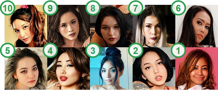 The 10 Most Viewed Asian Camgirls with Small Tight Asses