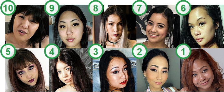 The 10 most Popular Asian Camgirls performing in Ultra 4K